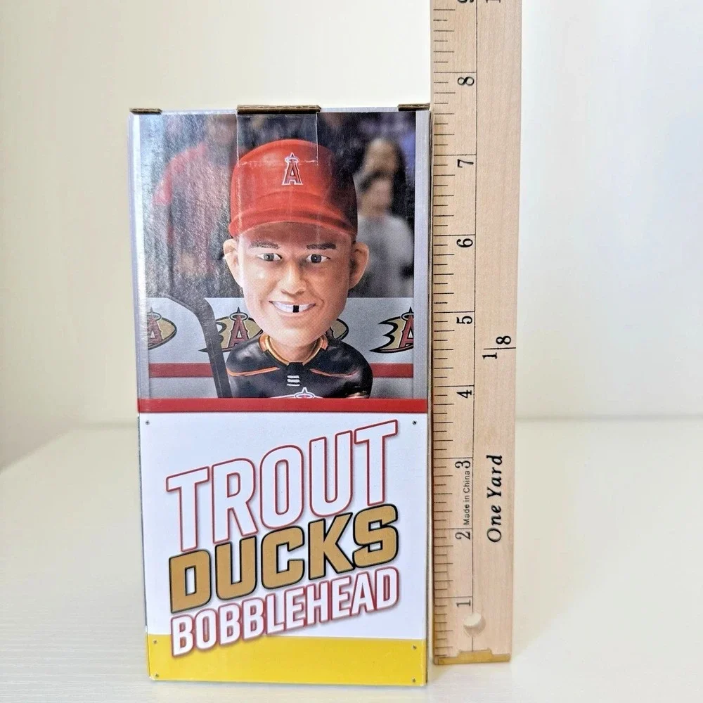 Mike‎ Trout Ducks Bobblehead 2019 Los Angeles Angels Anaheim Hockey SGA NEW